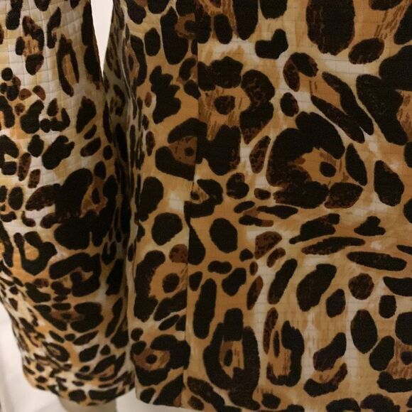 Vintage Isabella quilted animal print blazer jacket. Size 8 - Picture 13 of 16